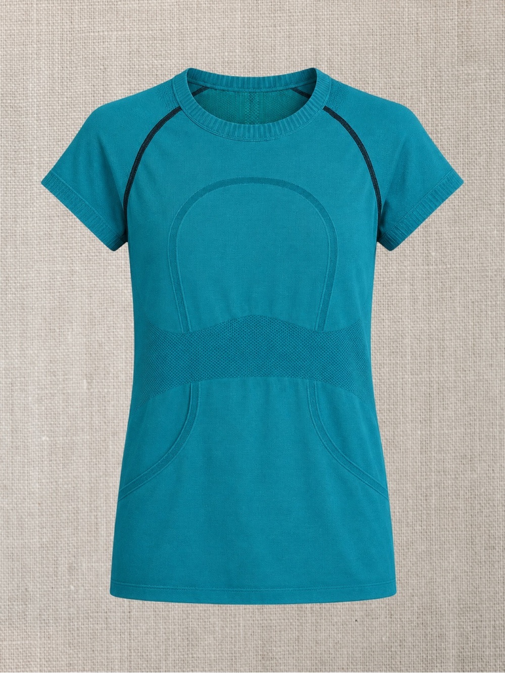 Lululemon Swiftly Tech Short Sleeve Crew T-Shirt - Laguna/Black